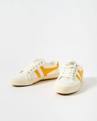 Oliver Bonas - Gola Stratus Off-white Sun Canvas Sneakers - Lyst