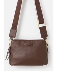 Oliver Bonas - Isla Chocolate Crossbody Bag - Lyst