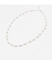 Oliver Bonas - Taurus Tone Mini Stars Chain Necklace - Lyst