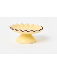 Oliver Bonas - Ruffle Pedestal Ring Dish - Lyst