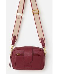 Oliver Bonas - Charlee Burgundy Crossbody Bag - Lyst