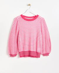 Oliver Bonas - Stripy Knitted Top, Size 6 - Lyst
