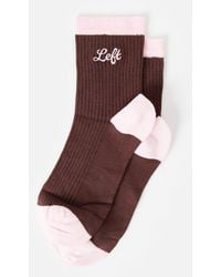 Oliver Bonas - Left & Right Ribbed Ankle Socks - Lyst