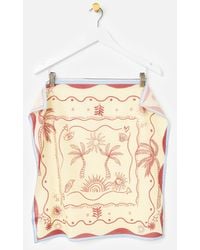 Oliver Bonas - & Brown Island Life Square Scarf - Lyst