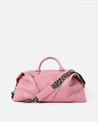 Oliver Bonas - Olivia Dusty Leopard Print Strap Weekend Bag - Lyst