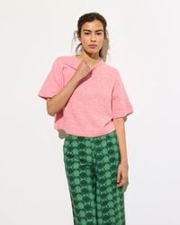 Oliver Bonas - Short Sleeve Knitted T-shirt, Size 6 - Lyst