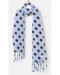 Oliver Bonas - & Brown Polka Dot Heavyweight Scarf - Lyst