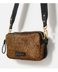 Oliver Bonas - Naha Cheetah Print Crossbody Bag - Lyst