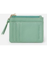 Oliver Bonas - Kadie Sage Zipped Card Holder - Lyst