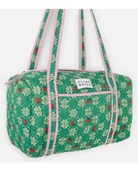 Oliver Bonas - Strawberry Quilted Duffle Bag - Lyst