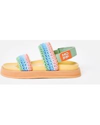 HOFF - Galdana Colour Woven Flatform Sandals, Size Uk 3 - Lyst