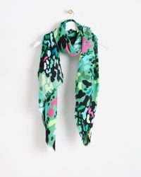 Oliver Bonas - Colour Pop Midweight Animal Print Scarf - Lyst