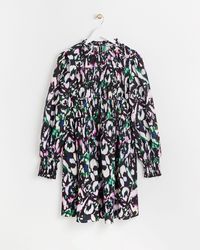 Oliver Bonas - Abstract Print Mini Dress, Size 6 - Lyst