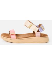 Woden - Line Butter Pastel Velcro Chunky Sandals, Size Uk 3 - Lyst