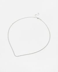 Oliver Bonas - Demi Disc Chain Necklace - Lyst