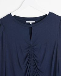 Oliver Bonas - Ruched Long Sleeve Top - Lyst