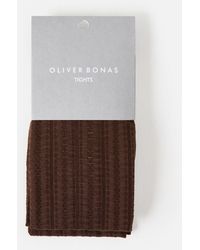 Oliver Bonas - Heart Print Tights - Lyst