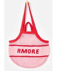 Oliver Bonas - & Red Amore Net Shopper Bag - Lyst