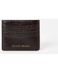 Oliver Bonas - Lola Crackle Zipped Card Holder - Lyst