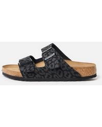 Birkenstock - Arizona Animal Print Sandals, Size 3.5 - Lyst
