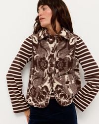 Oliver Bonas - & Cream Floral Wool Blend Gilet, Size 6 - Lyst