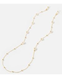 Oliver Bonas - Rosaria Faux Pearl Flower Glasses Chain - Lyst