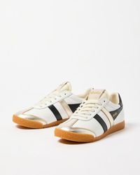 Oliver Bonas - Gola Metallic Monochrome Leather Sneakers - Lyst