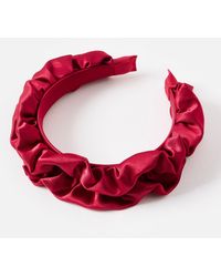 Oliver Bonas - Rhia Frill Ruched Headband - Lyst