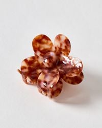 Oliver Bonas - Agnes Tort Resin Flower Claw Clip - Lyst
