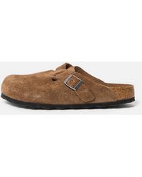 Birkenstock - Boston Suede Clogs, Size 3.5 - Lyst