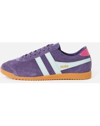 Gola - Bullet Plum & Surf Suede Trainers, Size 3 - Lyst