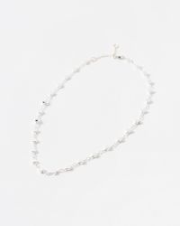 Oliver Bonas - Taurus Tone Chain Heart Necklace - Lyst