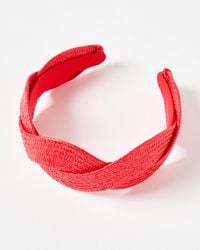 Oliver Bonas - Esmerelda Woven Plaited Headband - Lyst