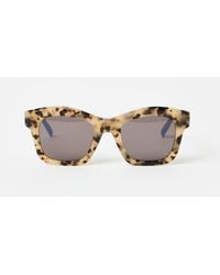 Oliver Bonas - Milky Tort Square Acetate Sunglasses - Lyst