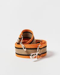 Oliver Bonas - Orange Stripe Replacement Bag Strap - Lyst