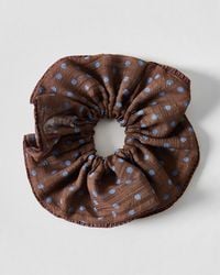 Oliver Bonas - Jessa Polka Dot Scrunchie - Lyst