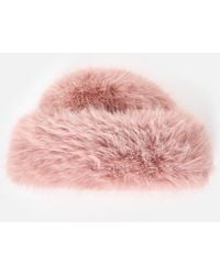Oliver Bonas - Light Faux Fur Hat - Lyst