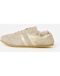 Gola - Aurora Bone & Gold Trainers, Size 3 - Lyst