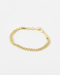 Oliver Bonas - Celyn Ornate Plated Chain Bracelet - Lyst