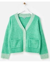Oliver Bonas - V-neck Knitted Cardigan, Size 10 - Lyst