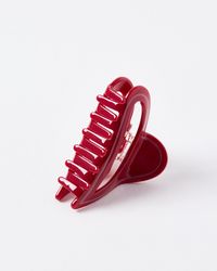 Oliver Bonas - Athena Resin Heart Hair Claw Clip - Lyst