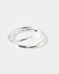 Oliver Bonas - Renata Twisted Tone Bangles Set Of Two - Lyst