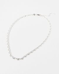 Oliver Bonas - Amaryllis Ornate Detail Chain Necklace - Lyst