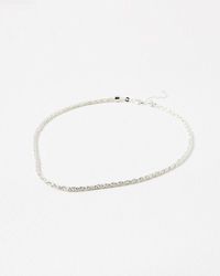 Oliver Bonas - Megan Looped Links Plated Chain Necklace - Lyst