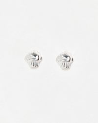 Oliver Bonas - Marie Cupcake Stud Earrings - Lyst
