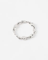 Oliver Bonas - Charlie Chunky Tone Beaded Bracelet - Lyst