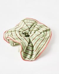 Oliver Bonas - Haden Stripe Large Scrunchie - Lyst