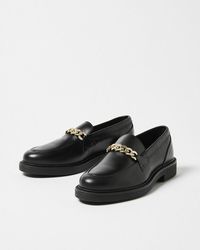 Oliver Bonas - Shoe The Bear Leather Chain Loafers - Lyst
