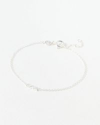 Oliver Bonas - Triple Star Chain Bracelet - Lyst