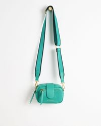 Oliver Bonas - Cora Peacock Crossbody Bag - Lyst